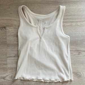 Off white tank top